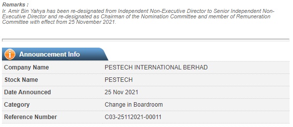 Announcement: Change in Boardroom (IR Amir Yahya) 251121 - 03