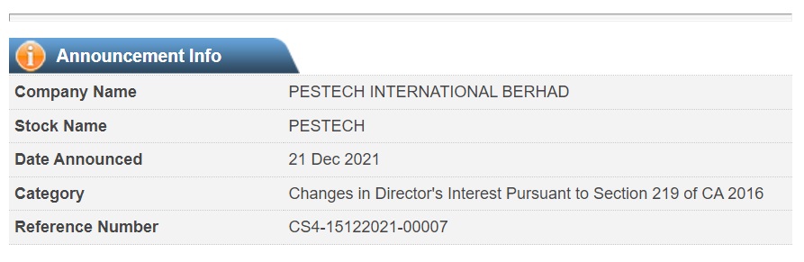 Announcement: Changes in Director's Interest Lim Pay Chuan 211221 - 04