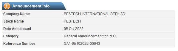 Announcement: Announcement by PCL 05102022 - 02