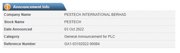 Announcement: Announcement by PCL 03102022 - 02