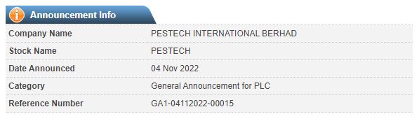 Announcement: Announcement by PCL 04112022 - 02